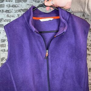 Woolrich | women purple full zip vest
